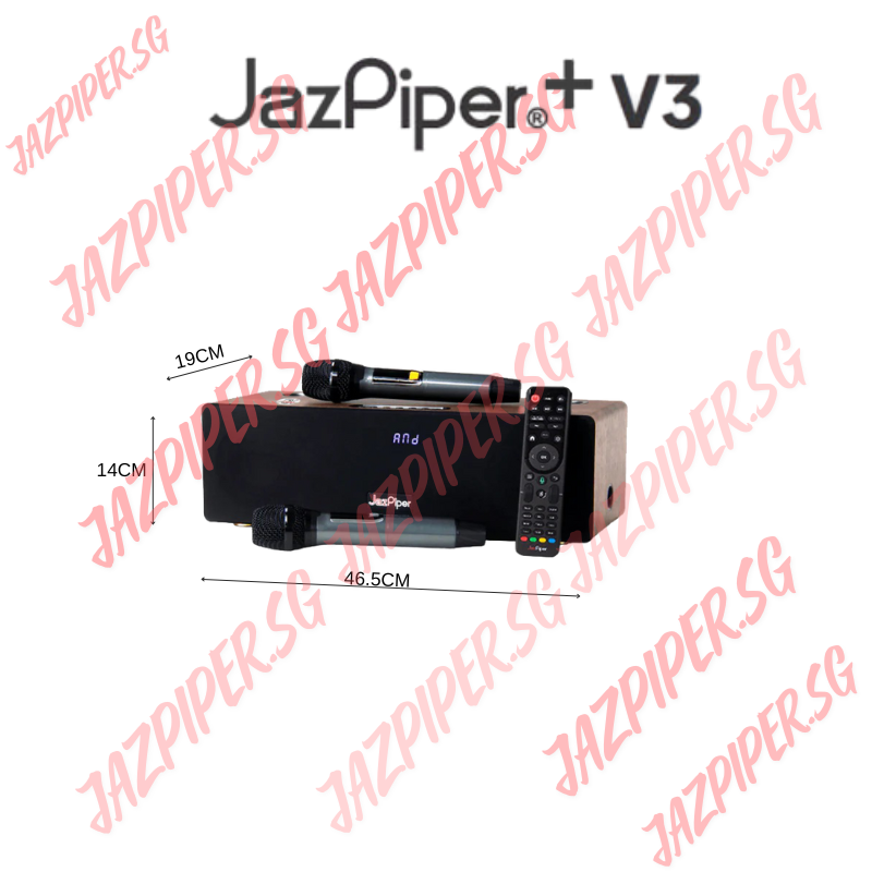 Jazpiper + V3 Family Karaoke Soundbar