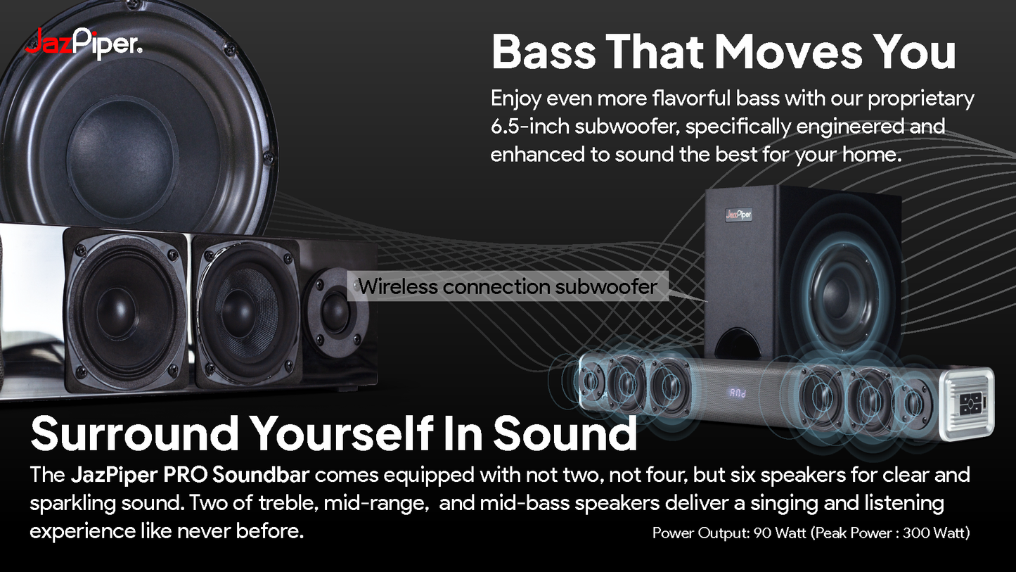 Jazpiper PRO Family Karaoke Soundbar