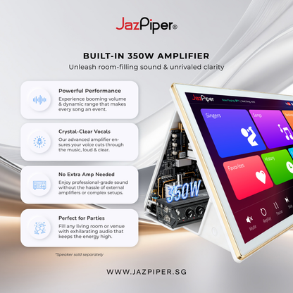 [NEW LAUNCH]Jazpiper K-One Home Karaoke System Professional Package