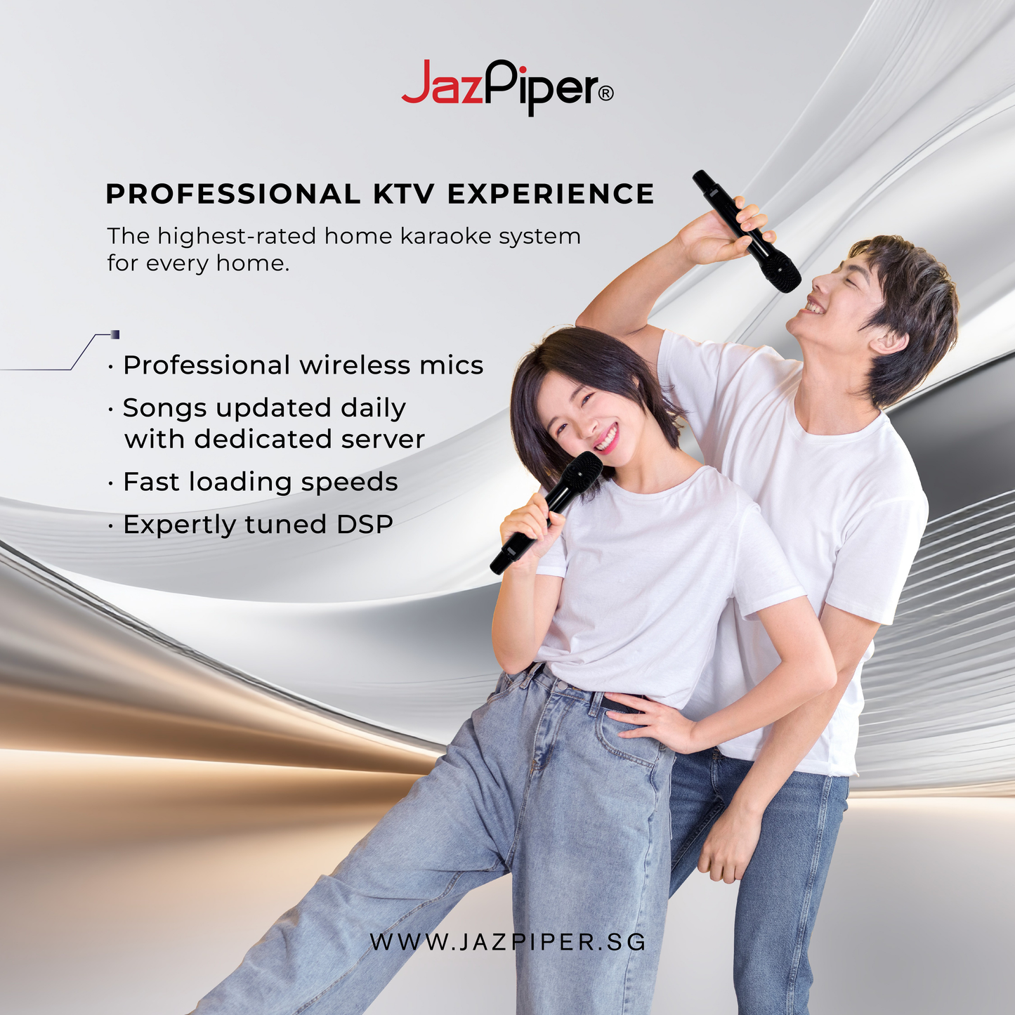 [NEW LAUNCH]Jazpiper K-One Home Karaoke System Professional Package