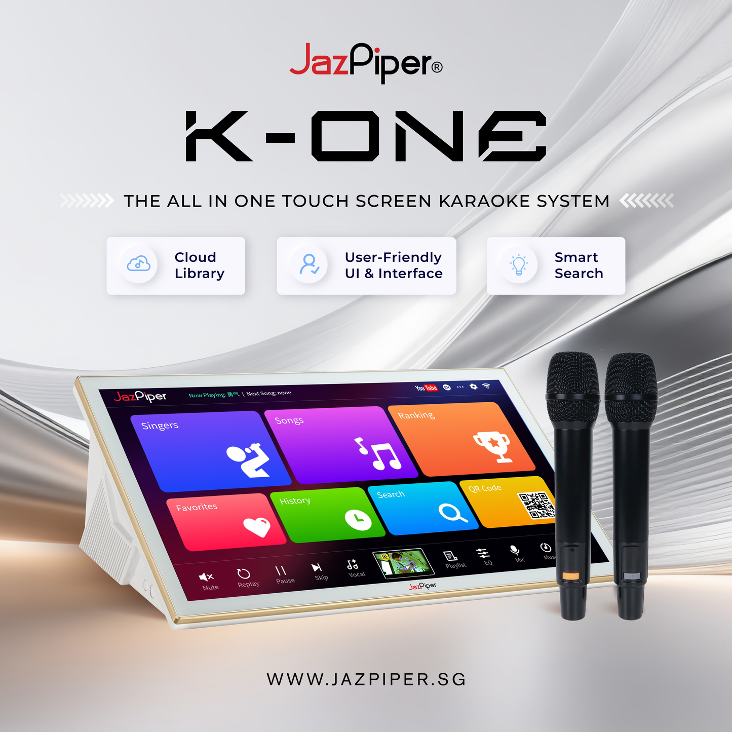 [NEW LAUNCH]Jazpiper K-One Home Karaoke System Professional Package