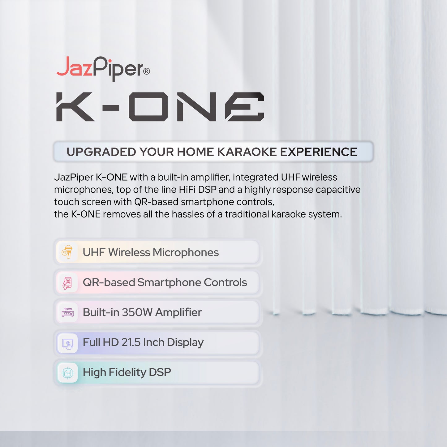 [NEW LAUNCH]Jazpiper K-One Home Karaoke System Professional Package