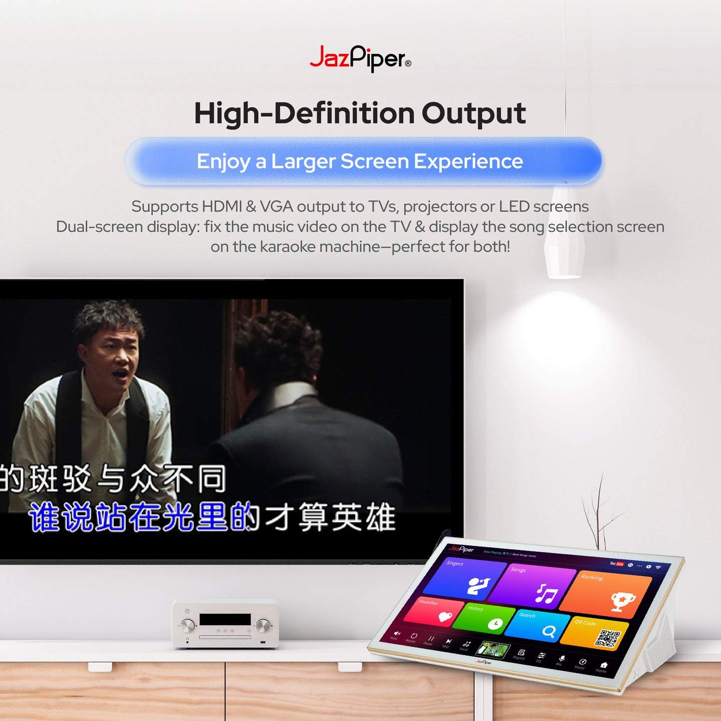[NEW LAUNCH]Jazpiper K-One Home Karaoke System Professional Package
