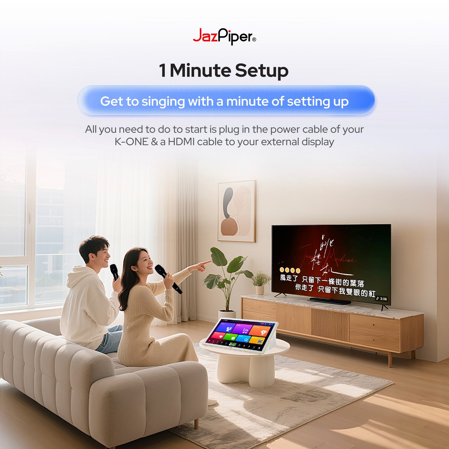 [NEW LAUNCH]Jazpiper K-One Home Karaoke System Professional Package