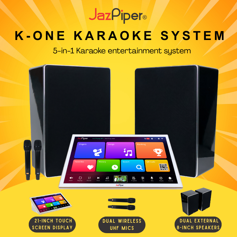 Jazpiper K-One Home Karaoke System Professional Package