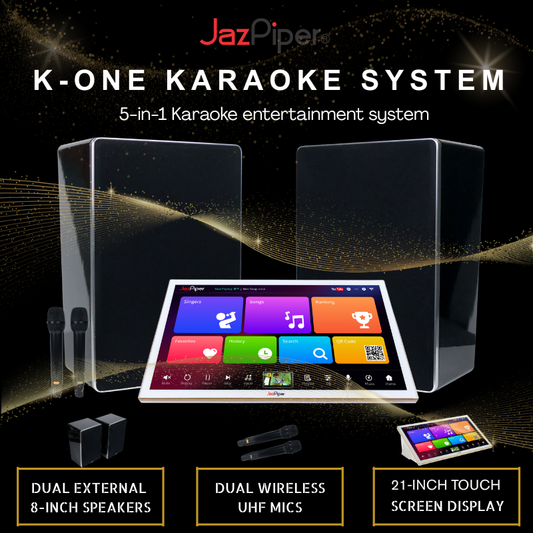 [NEW LAUNCH]Jazpiper K-One Home Karaoke System Professional Package