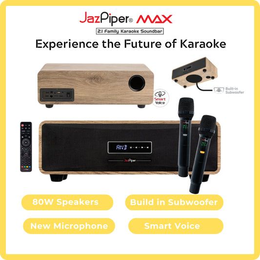 Jazpiper Max 2.1  Family Karaoke Soundbar